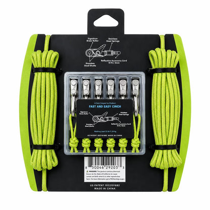 No-Knot Rope Tightener Kit – Pull-to-Lock, Quick-Release Tie-Down System