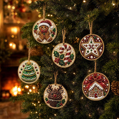 Christmas DIY Diamond Painting Ornaments Kit – Sparkling Holiday Craft Set