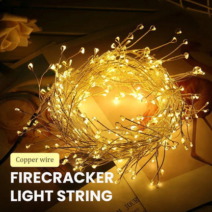 Christmas Firecracker LED String Lights