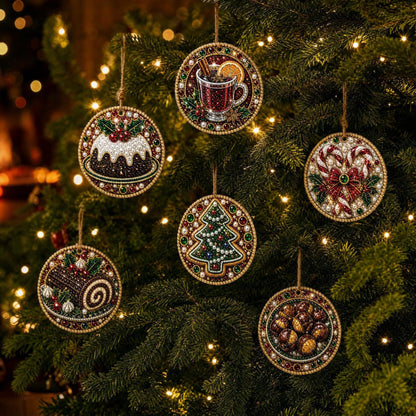 Christmas DIY Diamond Painting Ornaments Kit – Sparkling Holiday Craft Set