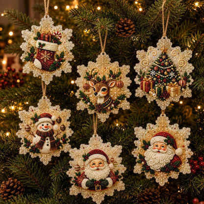 Christmas DIY Diamond Painting Ornaments Kit – Sparkling Holiday Craft Set