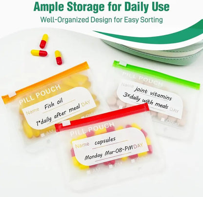 🏆 Last Day Deal! A8 Waterproof & Crush-Resistant Pill Pouch