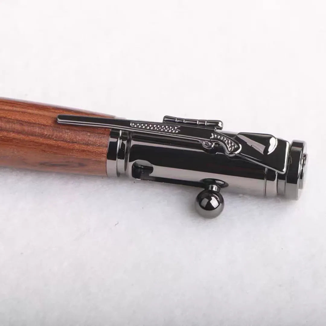 🖊Handcrafted by Jake Wilson🖊 Bolt Action Wooden Bullet PenTM | Crafted From Real Wood & Bullet Casing