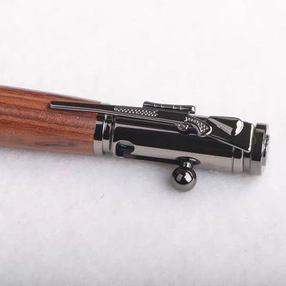 🖊Handcrafted by Jake Wilson🖊 Bolt Action Wooden Bullet PenTM | Crafted From Real Wood & Bullet Casing