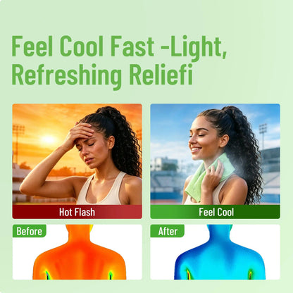 Cooling Towels & XL Menthol Cooling Wipes – Instant Cooling Relief for Hot Weather, Sports, Travel, Camping & Beach