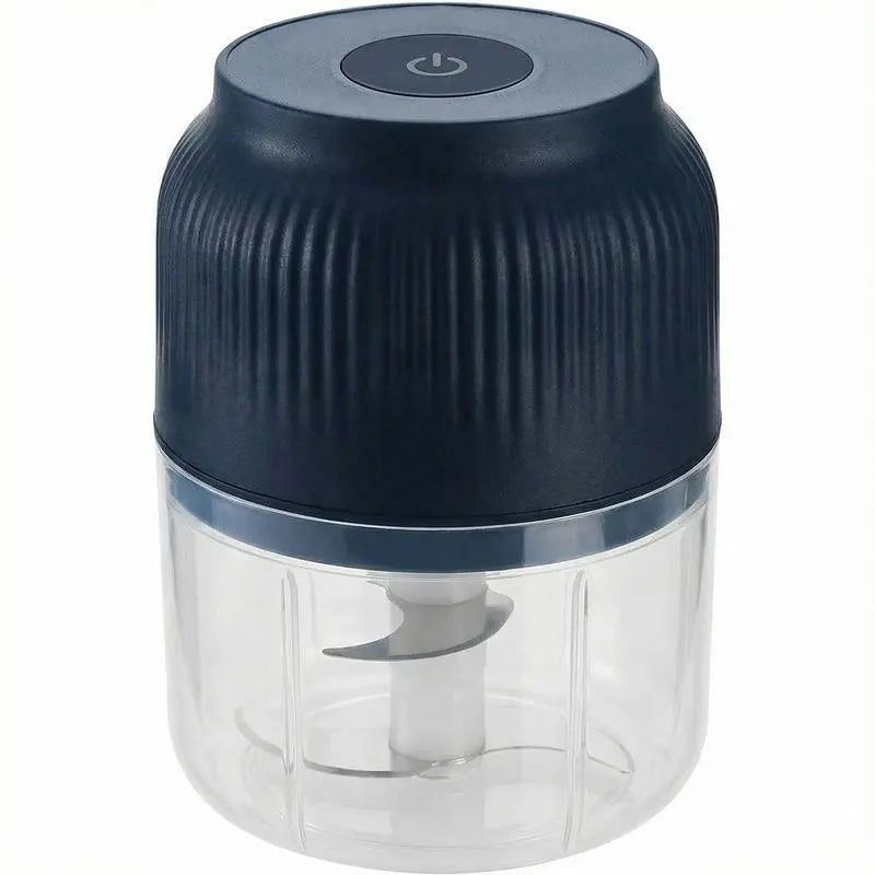 Electric Food Shredder, 4 Sharp Blades，Portable Veggie Chopper, 300ML