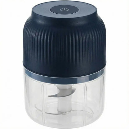 Electric Food Shredder, 4 Sharp Blades，Portable Veggie Chopper, 300ML