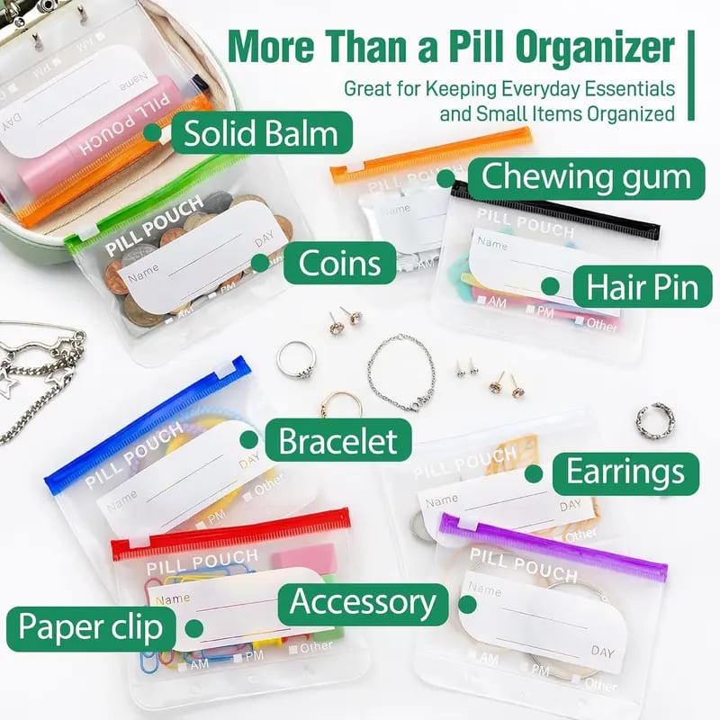 🏆 Last Day Deal! A8 Waterproof & Crush-Resistant Pill Pouch