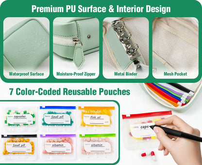 🏆 Last Day Deal! A8 Waterproof & Crush-Resistant Pill Pouch