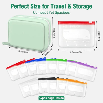 🏆 Last Day Deal! A8 Waterproof & Crush-Resistant Pill Pouch