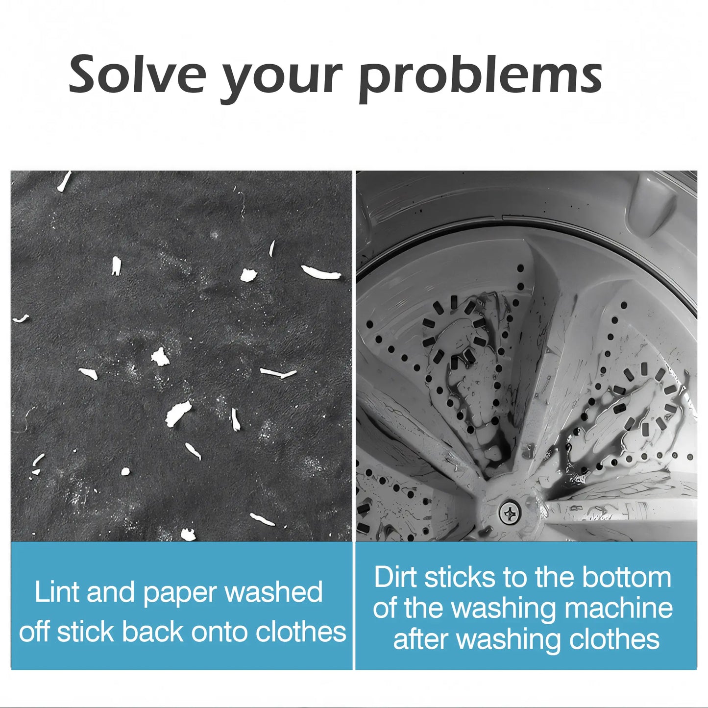 🧺 Washing Machine Lint Filter- Floating Laundry Filter for Hair, Lint & Fabric Fibers