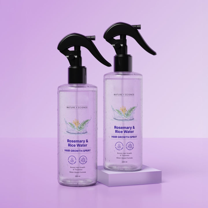🌿 Rosemary Hair Growth Spray – Helps Reduce Hair Fall & Nourish the Scalp
