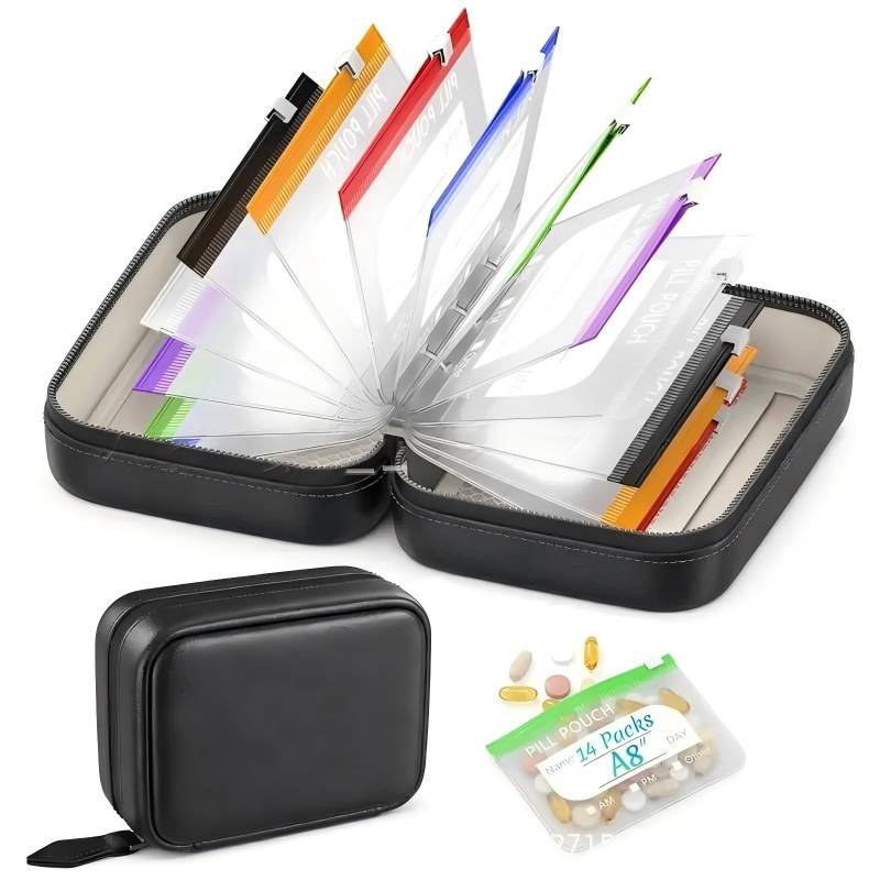 🏆 Last Day Deal! A8 Waterproof & Crush-Resistant Pill Pouch