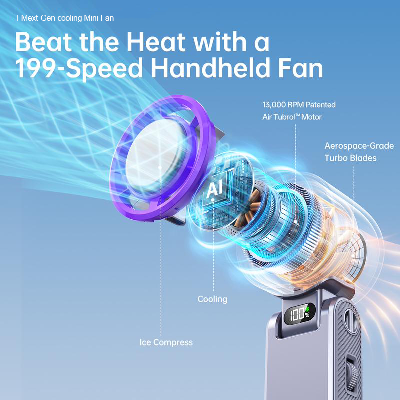 Air Cooling Handheld Fan