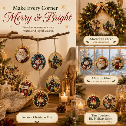 Christmas DIY Diamond Painting Ornaments Kit – Sparkling Holiday Craft Set