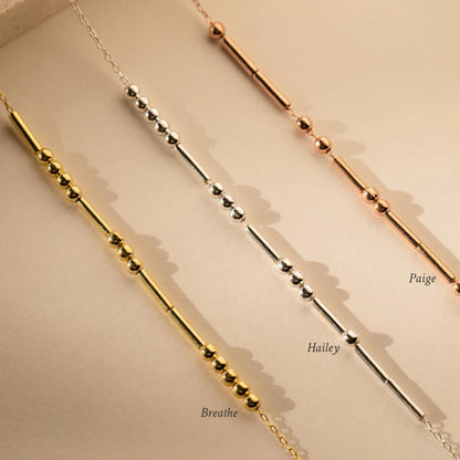 Morse Code Necklace