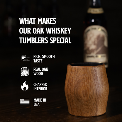 Oak Whiskey Tumbler