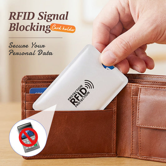 RFID Blocking Sleeves (8-Pack) – Stop Card Skimming Instantly