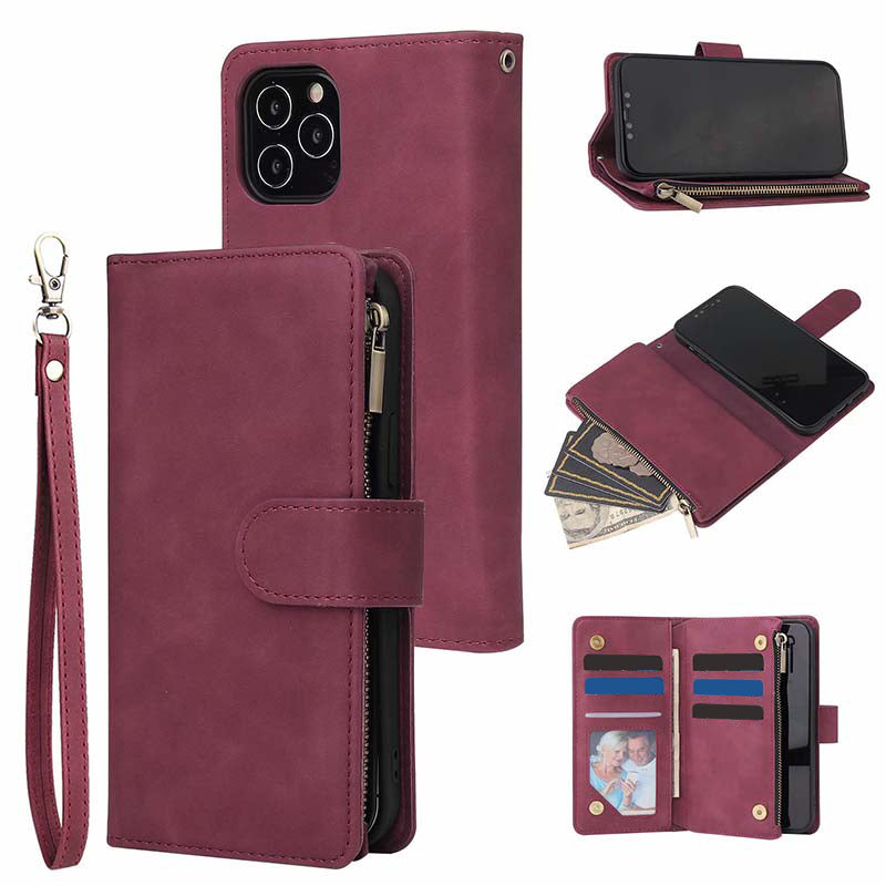 2-in-1 Magnetic PU Leather Wallet Case – Detachable, Multi Storage, Kickstand ✨