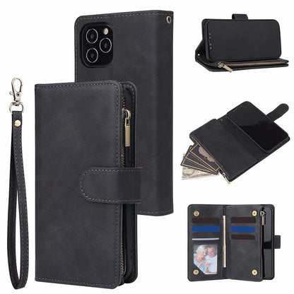 2-in-1 Magnetic PU Leather Wallet Case – Detachable, Multi Storage, Kickstand ✨